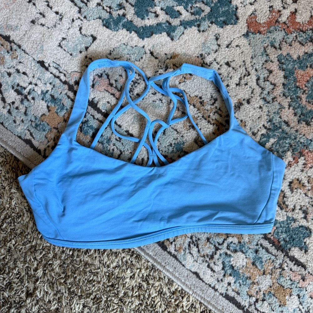 Blue Lululemon Bra